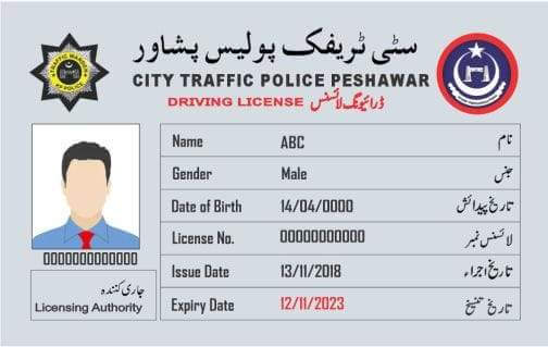 DLIMS-KPK-GOV-PK- Traffic-Police-Peshawar
