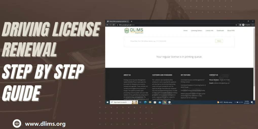 how-to-renew-driving-license-online-on-dlims